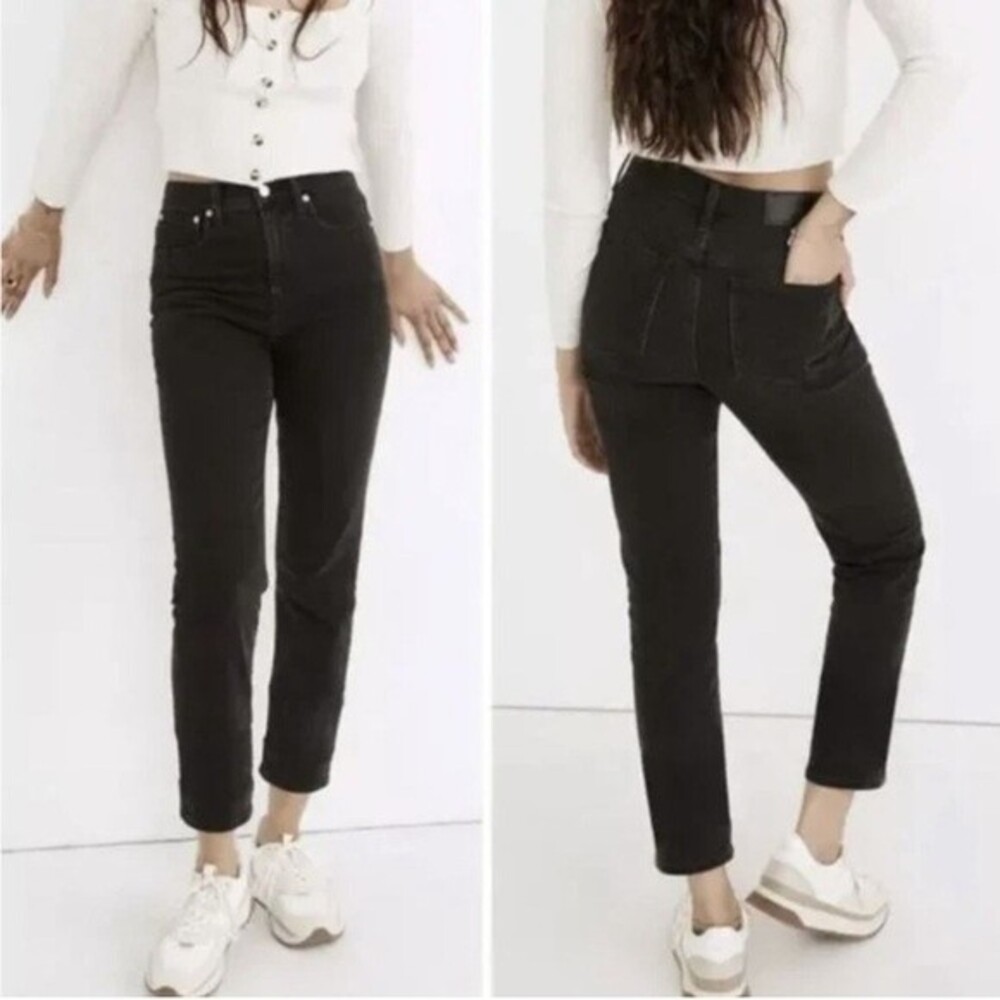 Madewell Women's Black Straight Leg Jeans